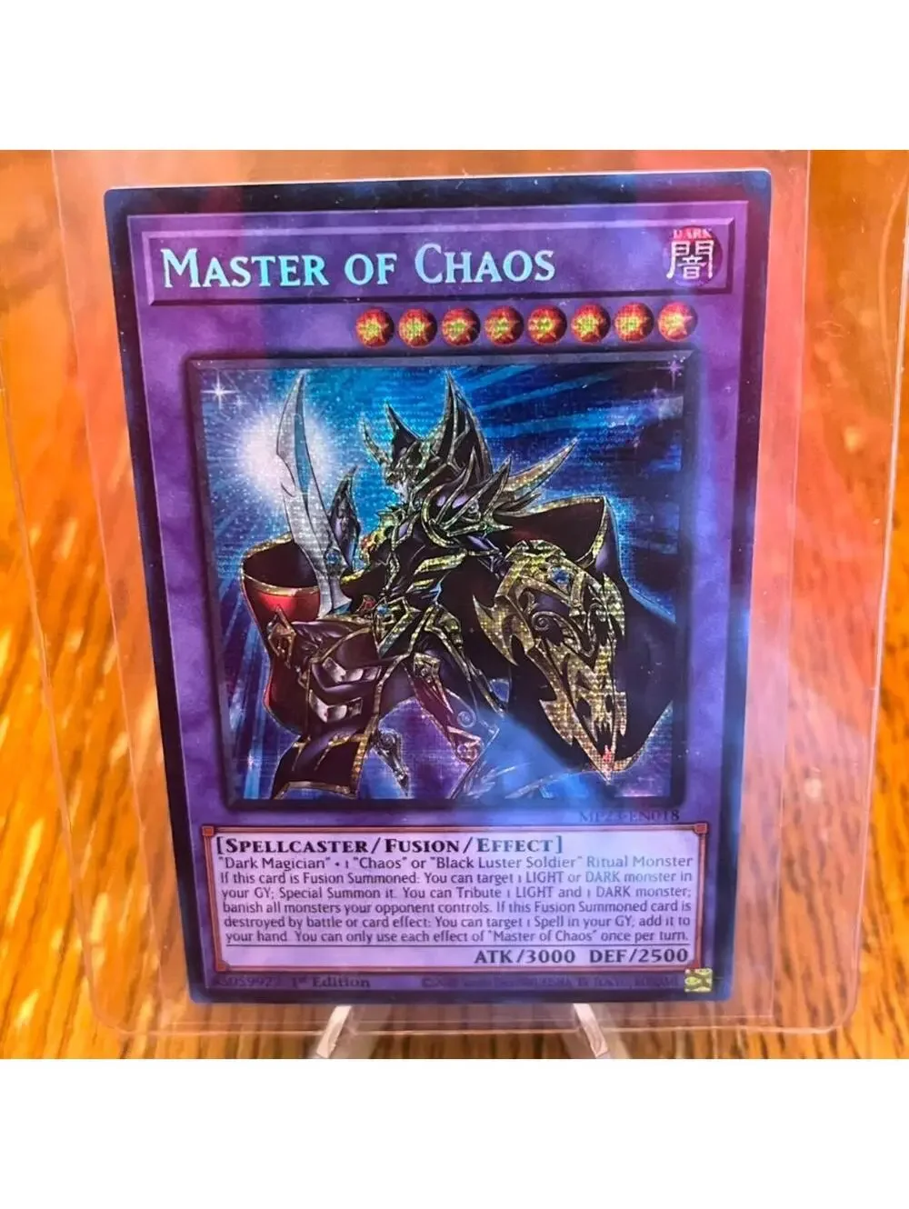 Authentic Master of Chaos MP23-EN018 - 1st Ed Prismatic Secret - 3000 ATK